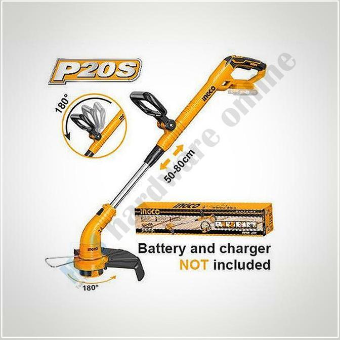 ] Mesin potong rumput baterai 20v CORDLESS INGCO CGTLI20018