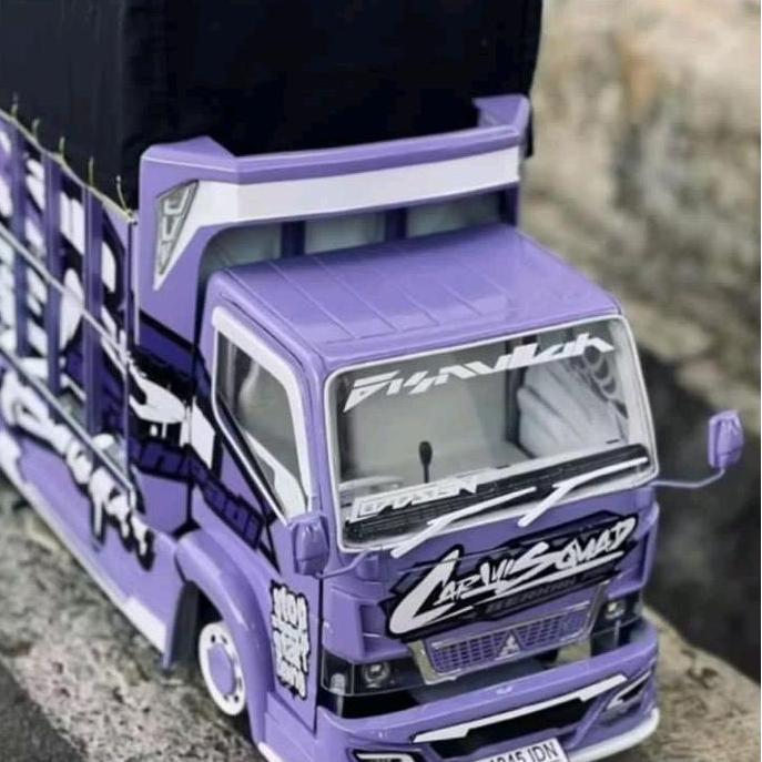 MINIATUR TRUK OLENG JUMBO 42 Cm MINIATUR TRUK OLENG BESAR UKURAN JUMBO LAMPU TERPAL