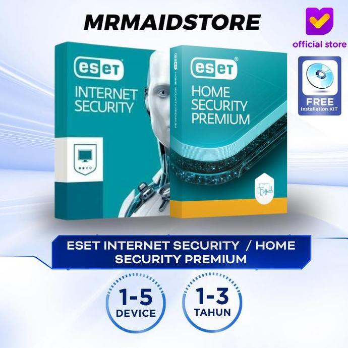 Eset Internet Security Antivirus | ESET Home Smart Security Premium - Lastest Version 1-3 Year