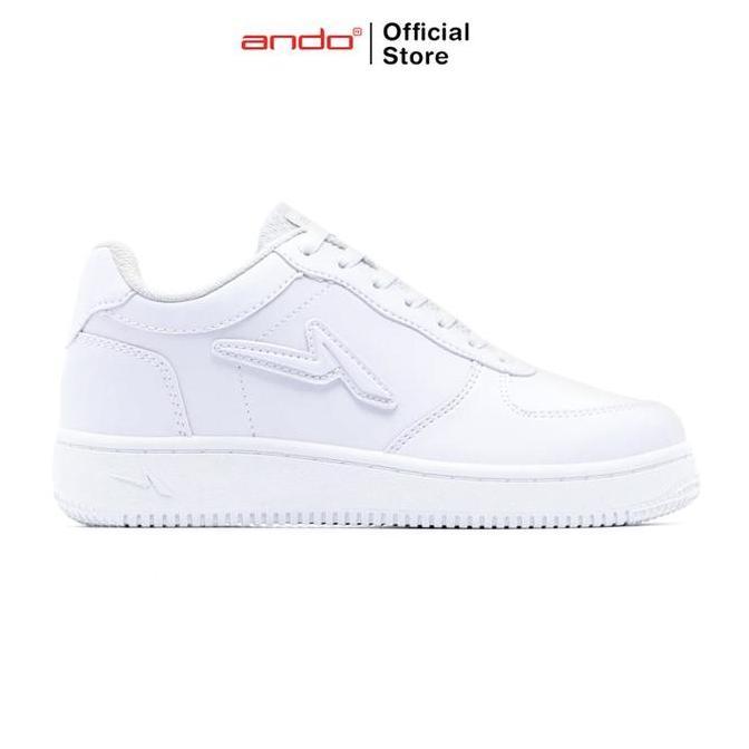 Skoe- Ando Sepatu Sneakers Tricks Pria Desa - Putih