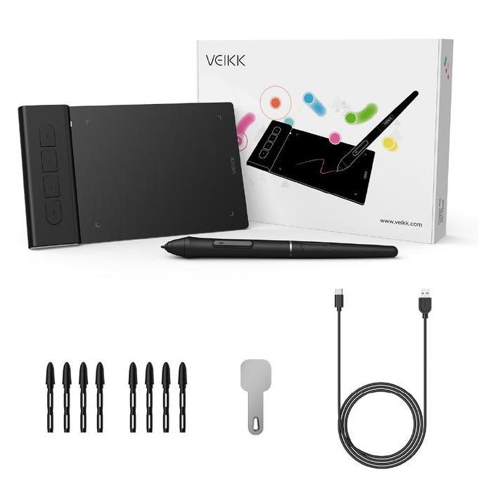 Younet- Drawing Tablet Veikk Vk430 Dital Tablet Osu Alt S640 Vk640 A30