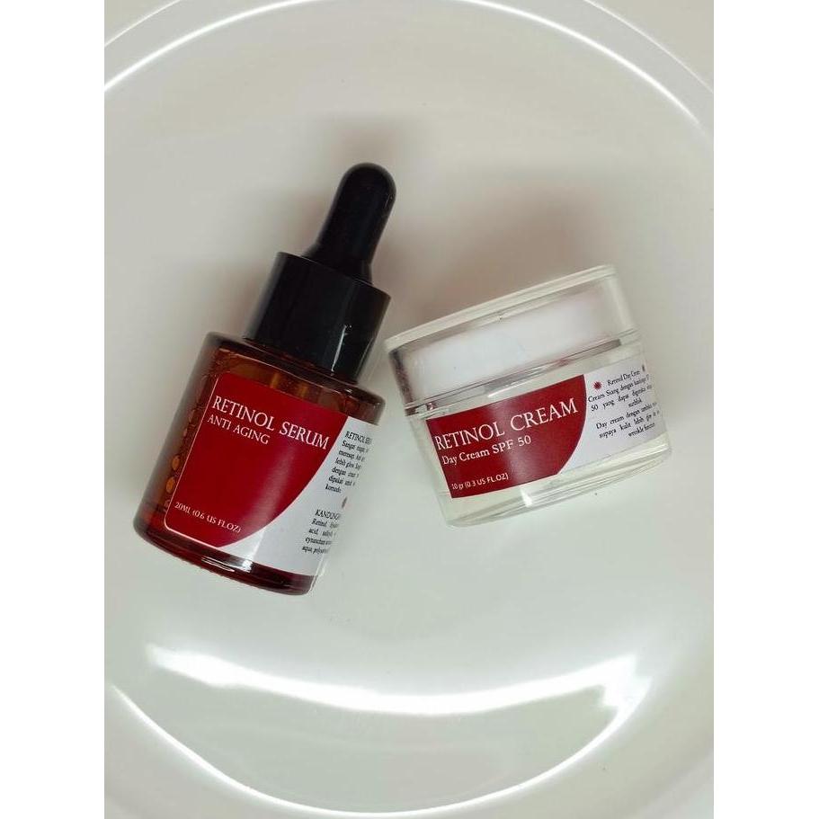 Wess- Retinol Day In 1 Penghilang Flek Hitam Bandel Dan Membuat Jah Glowing ( Serum Retinol, Retinol