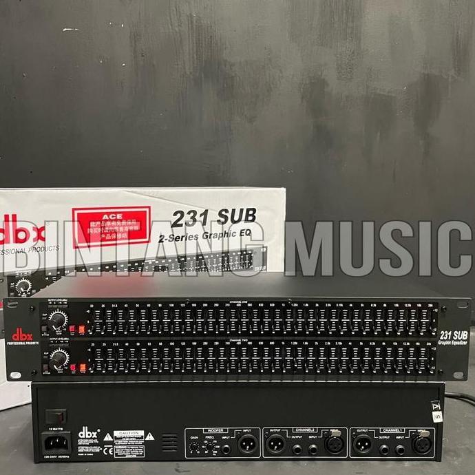 Zeland- Equaliser Dbx 31 Subwoofer Equaliser Dbx 31 + Sub