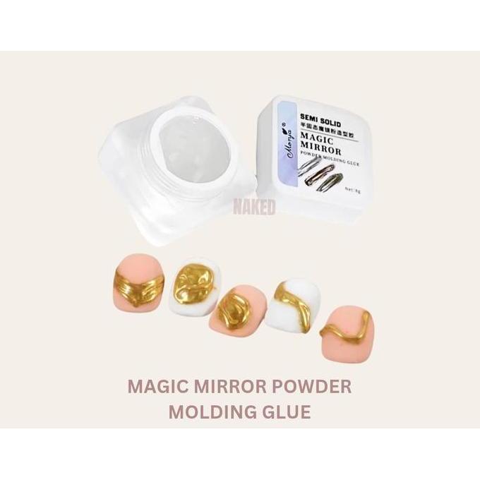 Chorx- Monja Magic Mirror Powder Molding Glue Gel Chrome Nail Art