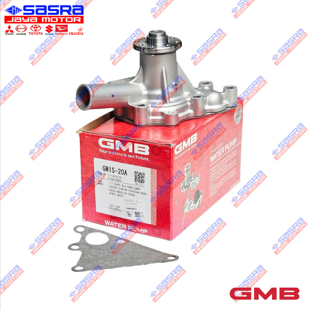 Water Pump PANTHER 2.3 - GMB Original Product GMB.GWIS-20A
