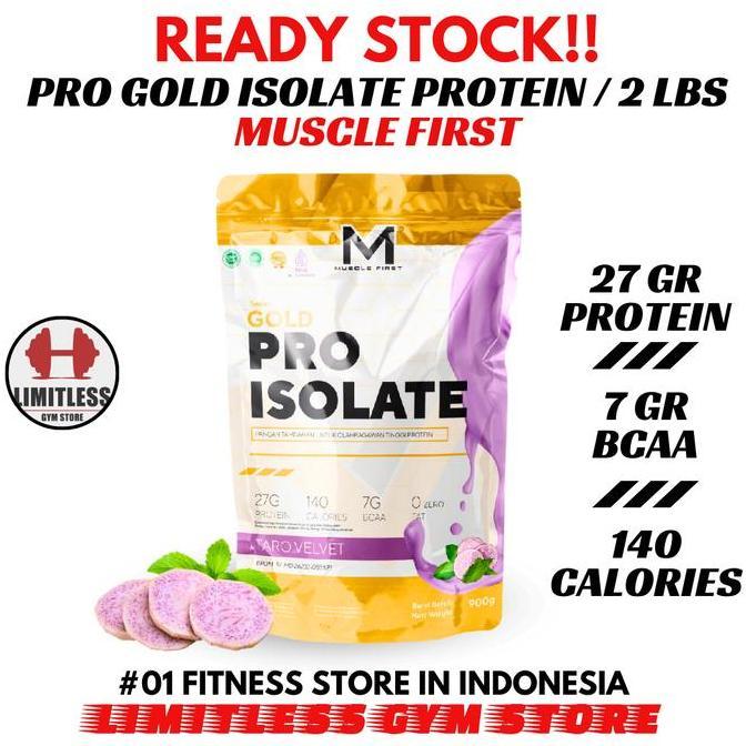 M1 MUSCLE FIRST PRO GOLD ISOLATE 2 LBS LB 2LBS 2LB M1NUTRITION