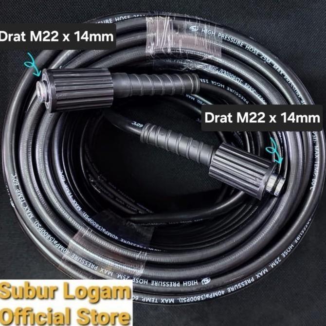 Selang Jet Cleaner 15 Meter Alternatif Untuk Karcher Hd 5/11 - Hd 5 11