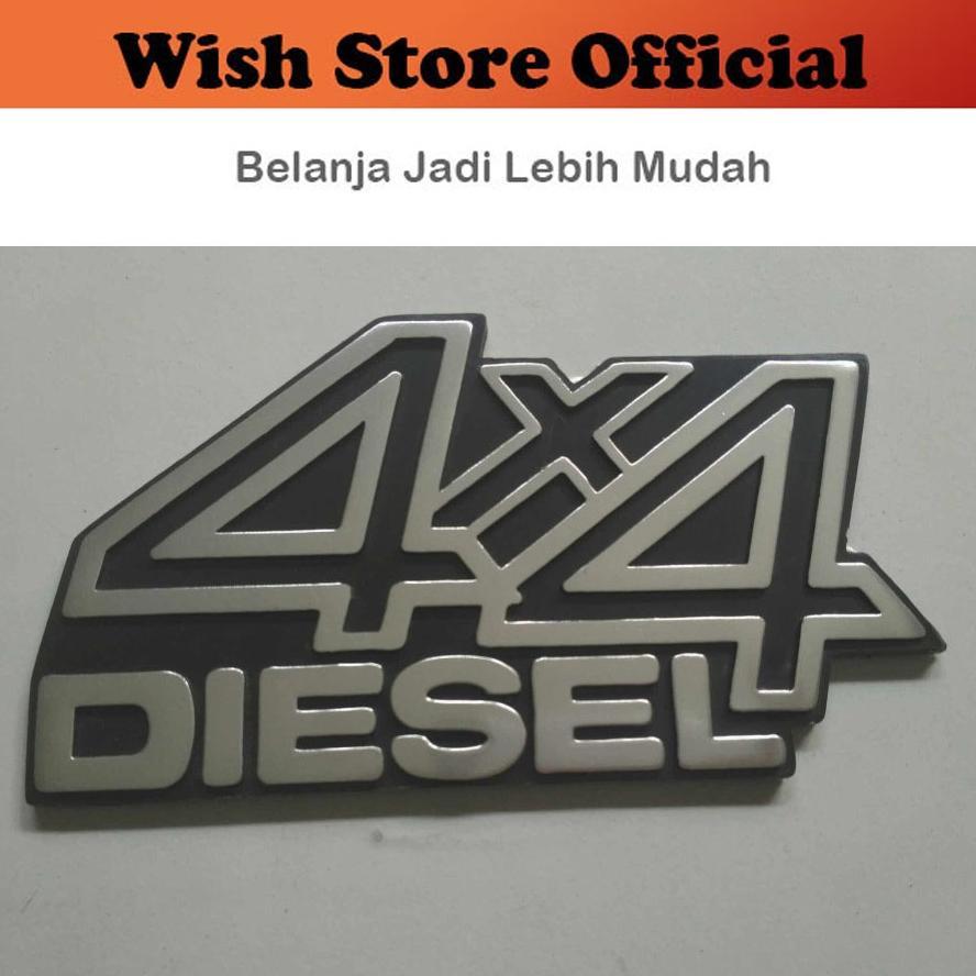 [PCS] Emblem / Car Logo / Sticker / Lambang 4x4diesel 4x4 Diesel Taft Gt Diskon