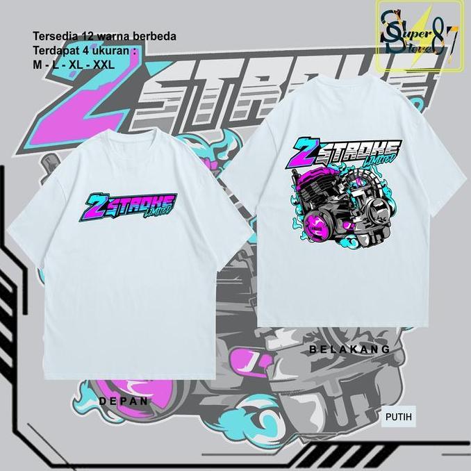 Smith- Kaos 2Stroke Limited / Baju T-Shirt Distro 2 Stroke | Baju Kaos Distro Original | Kaos Two St