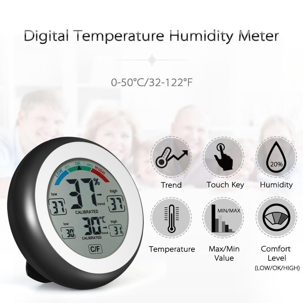 HYGROMETER THERMOMETER DIGITAL Hygrometer Termometer Ruangan Digital Thermometer Indoor Meterk Digit