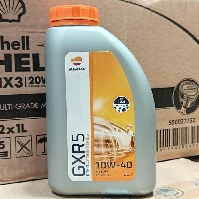 BEBAS ONGKIR - OLI MESIN MOBIL BENSIN REPSOL GXR 5 / GXR5 10W-40 1 LITER