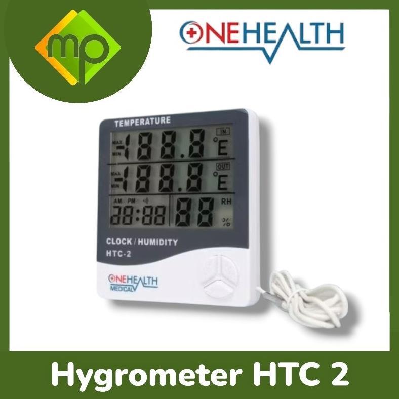 Thermometer Hygrometer HTC 2 OneHealt  Termometer Ruangan OneHealt  HTC 2 OneHealt Diskon