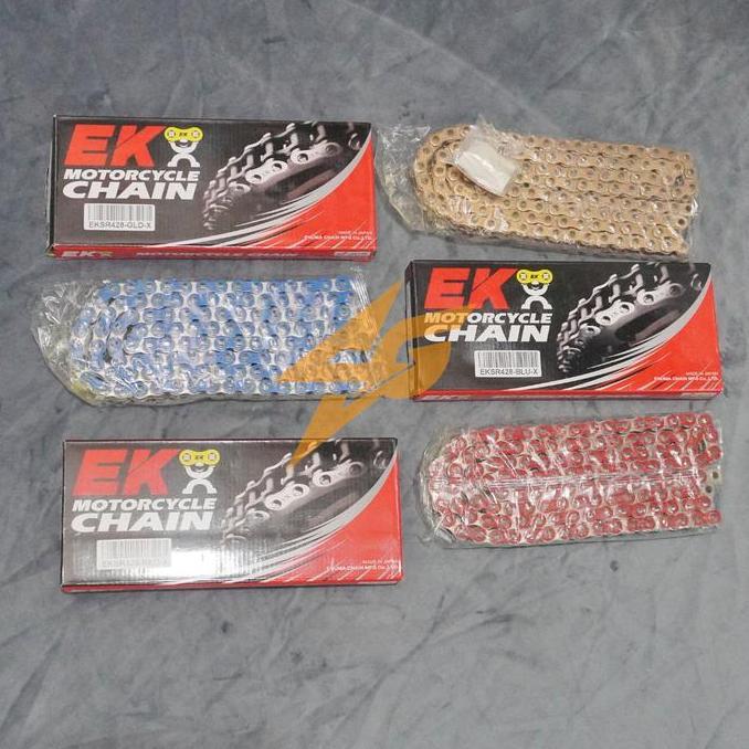 TERBARU - EK Chain Japan 428 SROZ 130 Links