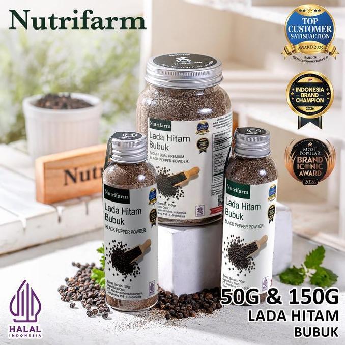 LADA HITAM BUBUK BIJI KASAR BUBUK KASAR ORGANIK 150G BUBUK HALUS