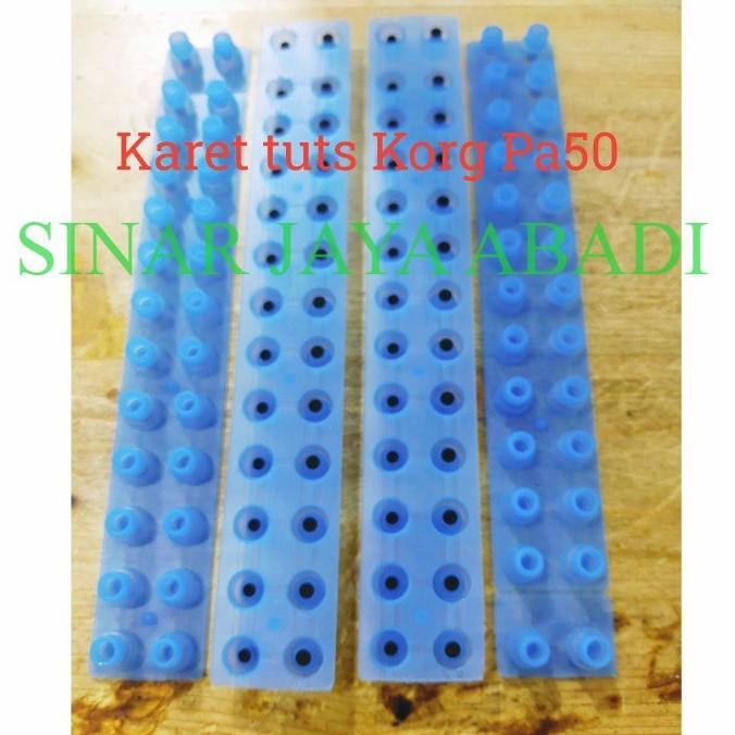 RUBBER CONDUCTIVE  KORG PA 50 KARET TUTS KEYBOARD KORG PA 50  KORG PA 50