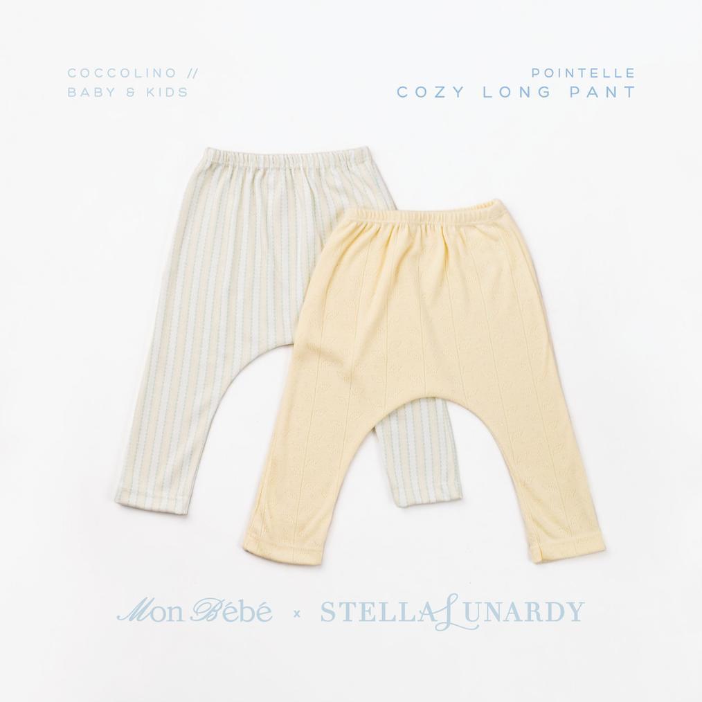 Mon Bb x Stella Lunardy - Coccolino Baby & Kids POINTELLE Cozy Long Pants Pack / Baju Bayi dan Anak 