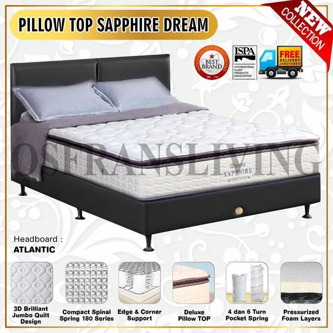 Guhdo Springbed Sapphire Dream 90 x 200- TANPA SANDARAN