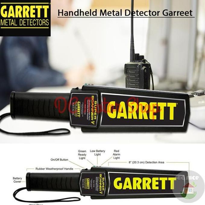 Lock- Handheld Metal Detector Metal Alat Deteksi Logam Emas Garrett