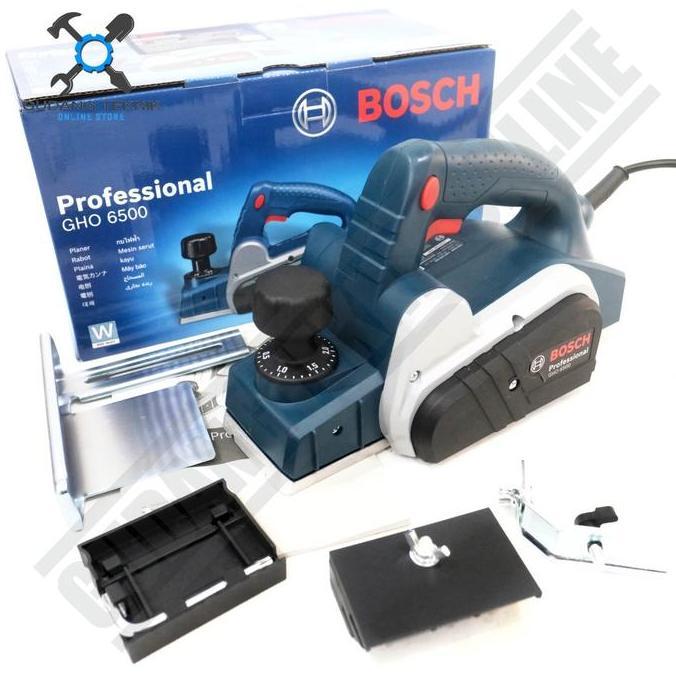 ONETECH1 Mesin Planer Planner Serut Kayu BOSCH GHO 6500 16-82 / Alat Pasah Ketam Sugu LISTRIK GHO-65
