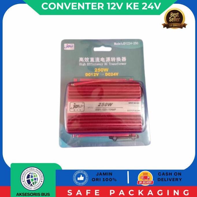 FASTONETO Conventer 12V ke 24V/Step Up JDW 250W Dc 12v to Dc 24v