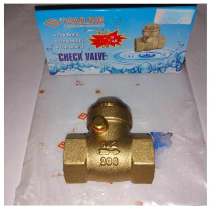 Buruan beli] SAILING CHECK VALVE / KLEP TABOK 1/2" C6014