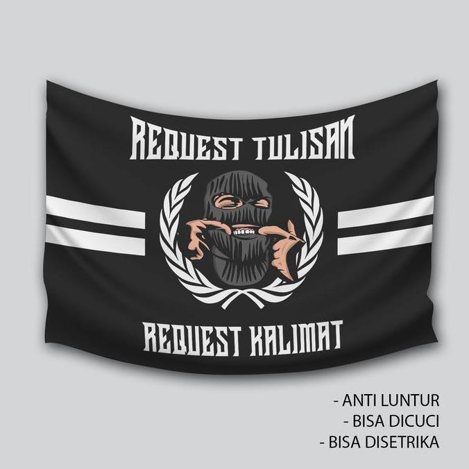 BENDERA SUPORTER JUMBO BEBAS REQUEST | BENDERA KOMUNITAS | BENDERA ULTRAS