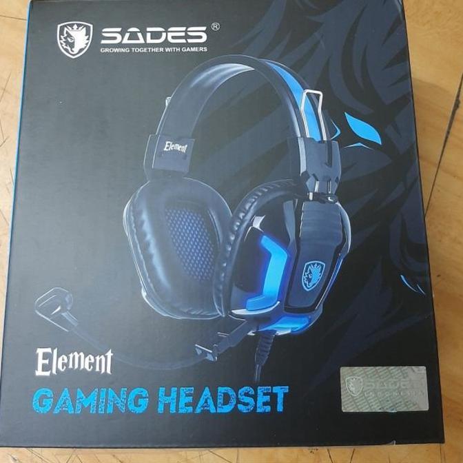 headset headphone gaming sades element original