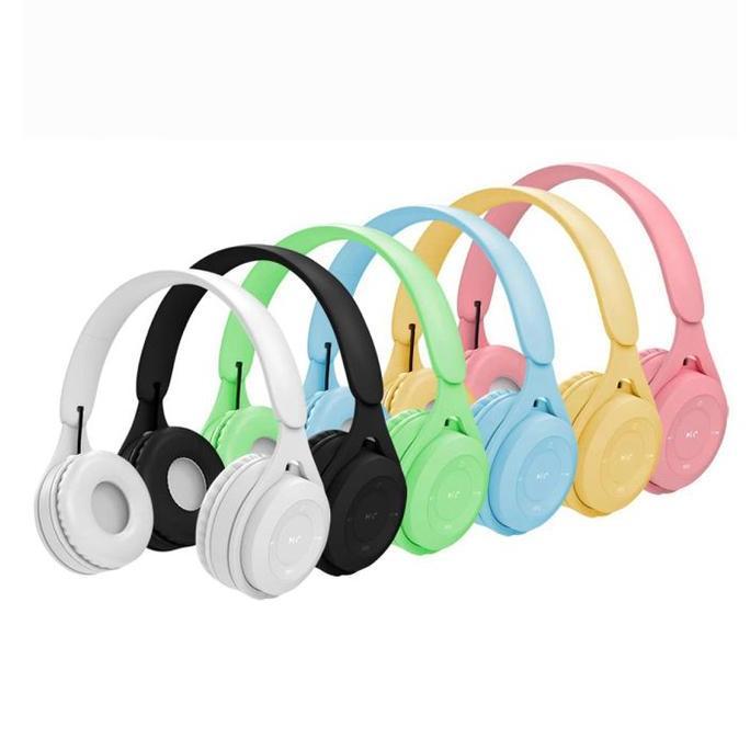 Headphone Macaron Wireless Y08 /Stn 36 Bluetooth Headphone Macaron Y-08
