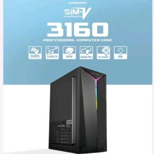 TERMURAH - Casing Simbadda Sim V 3160 + PSU 380W | Simbadda Sim-V 3160