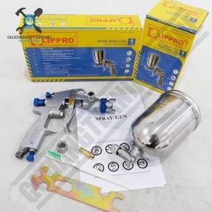QUIXOTE Spray Gun Tabung F75G Lippro Spraygun F 75G / Alat Semprot Cat Tabung Atas Lippro F-75G