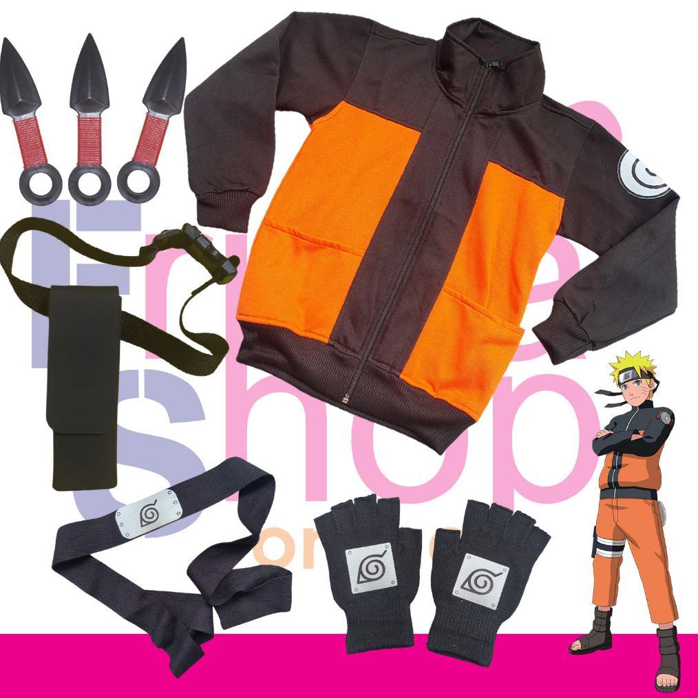 PAKET KOSTUM ANAK NARUTO SHIPPUDEN MLBB