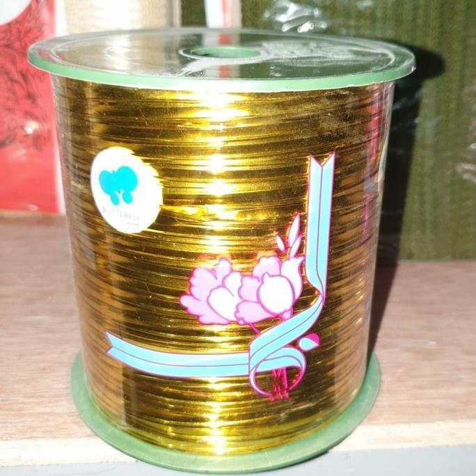 Sew- Kat Metalik/Twist Tie 500 Yard Aneka Rna Merk Butterfly