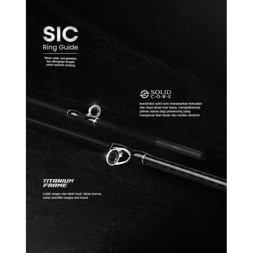 Fishman- Joran Wetfish Black Thunder Baitcasting Solid Sic