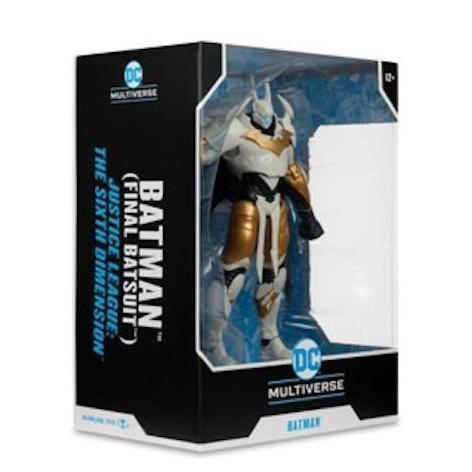 Promo  Mcfarlane Toys Batman Final Batsuit (Justice League: The Sixth Dimension) Mega Figure Toy