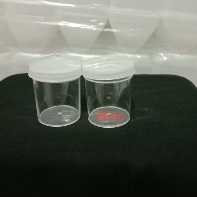 Pot Urine 50cc Tinggi 4,5cm Diameter 4cm