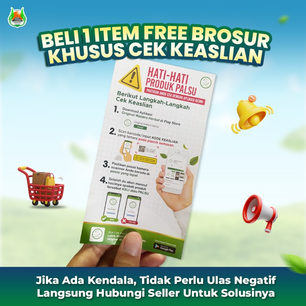 Brosur Cek Keaslian Herbal Proskin