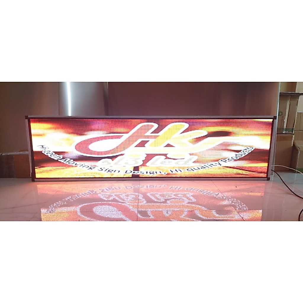Running Text Full Colors 53x170Cm P5 Outdoor Mini Videotron
