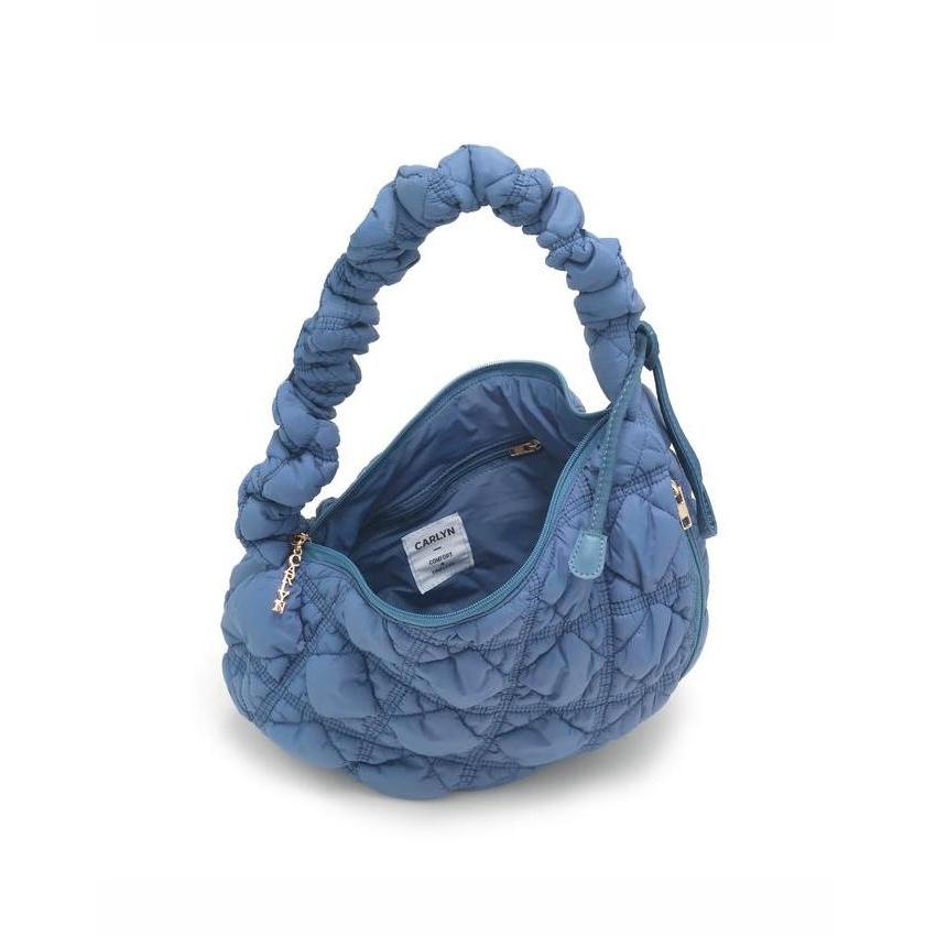 Lita- Carlyn Bag Embos Ada Logo Carlyn Cozy Bag Puffy Sling Bag Nita Import Bangkok Sb017