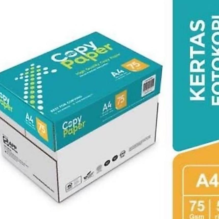 1 Box Kertas Hvs A4 75 Gsm Copy Paper 1 Box 5 Rim Kertas Copy A4