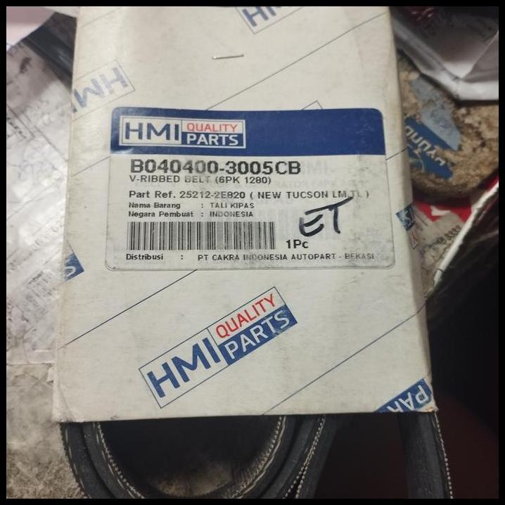 TERBARU TALI KIPAS FAN BELT  ALL NEW CARENS NEW TUCSON 6PK 1280 
