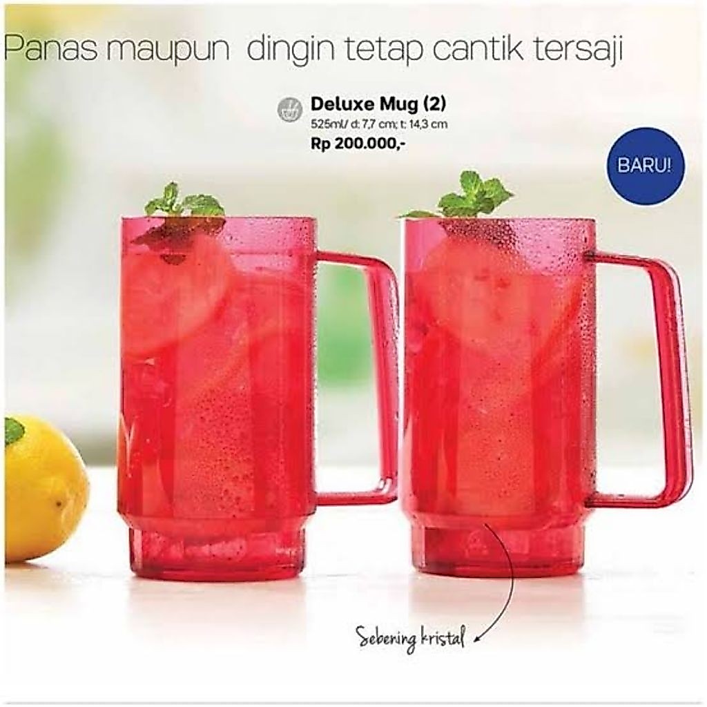Deluxe Mug Red Tupperware (1)