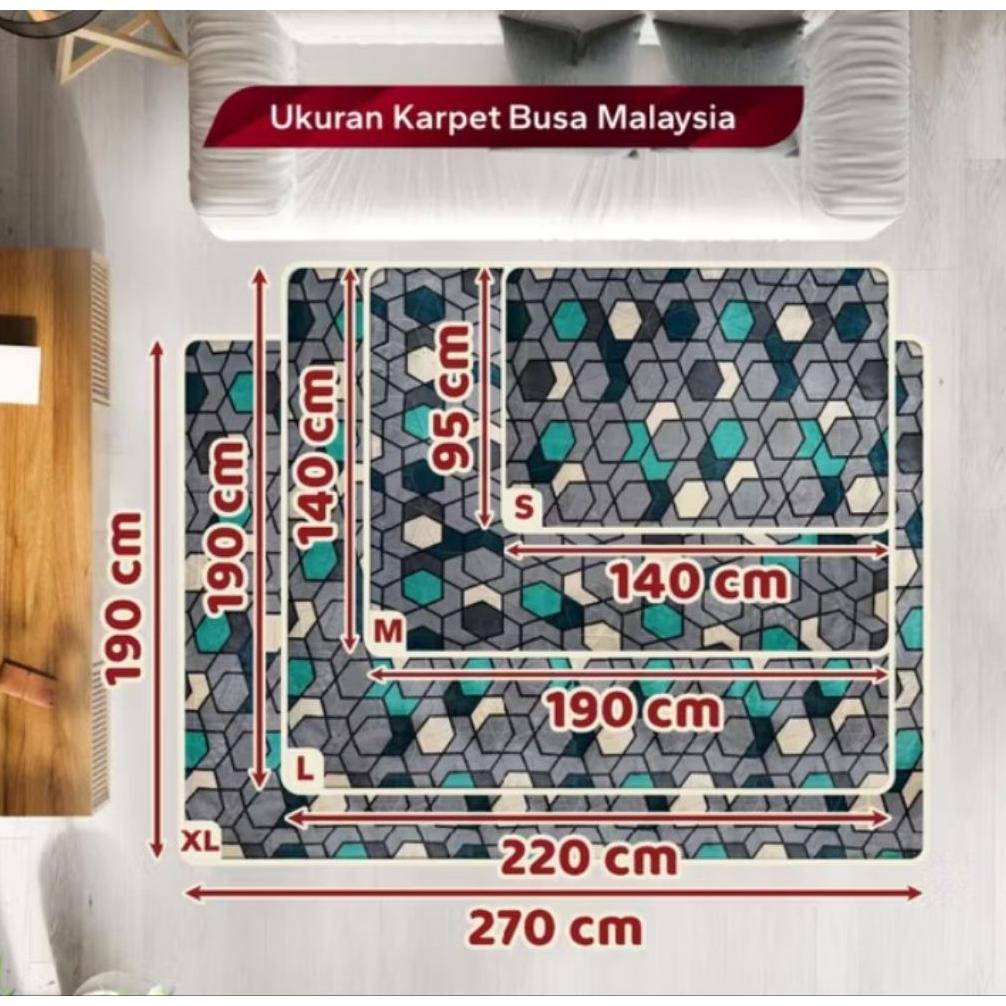 KARPET ARIZONA | KARPET AMBAL MALAYSIA 140 x 190