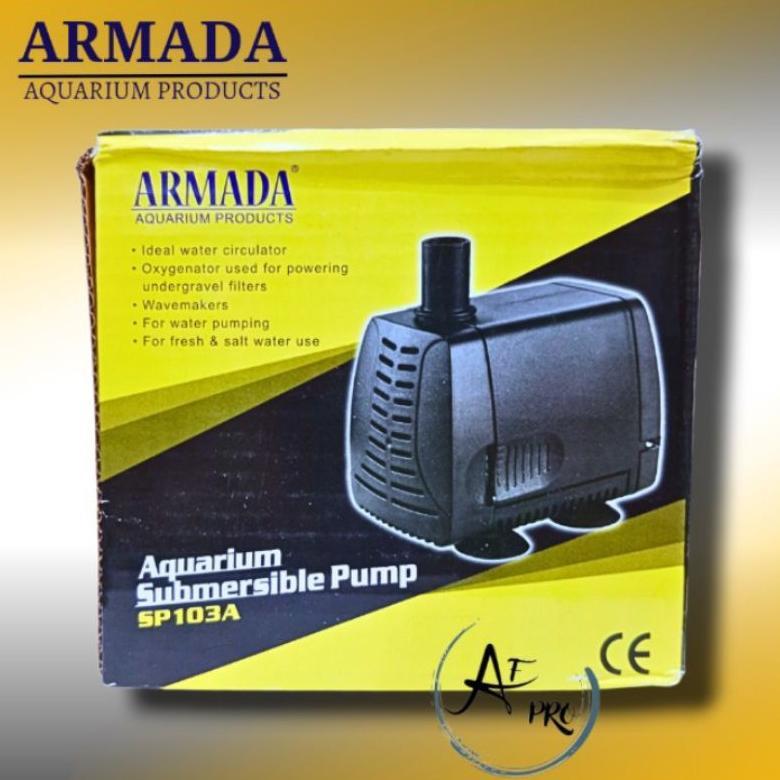 ARMADA SP 103A SUBMERSIBLE PUMP POMPA AQUARIUM KOLAM HIDROPONIK