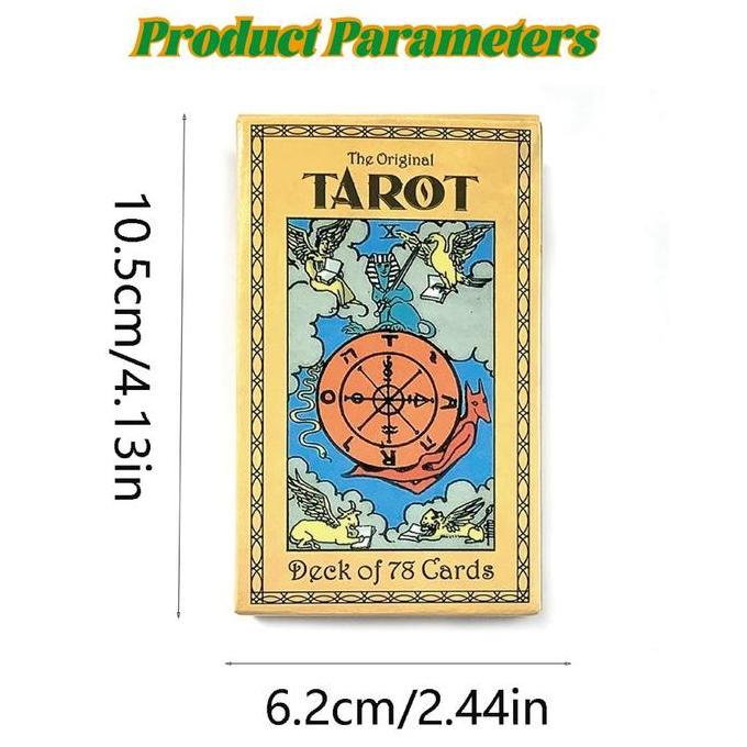 AWAYESH Tarot Rider Waite Original - Kartu Ramalan Cinta & Karir - 78 Kartu Lengkap - Deck Tarot Asl