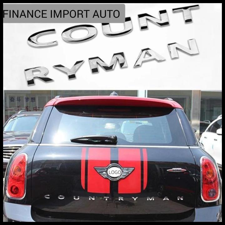 TERBARU EMBLEM TULISAN MINI COOPER COUNTRYMAN EMBLEM BAGASI MINI COOPER F60 