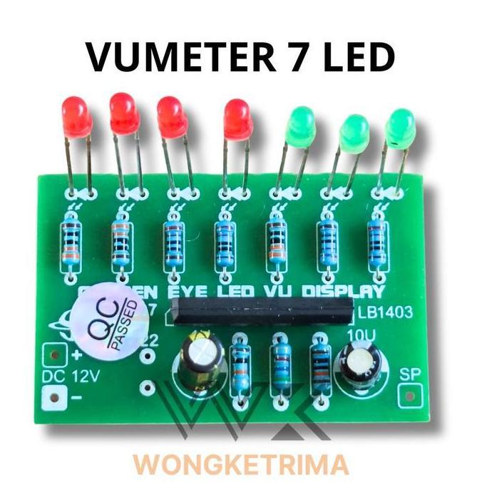 Kit Led Vu Meter 7 Led Dc 12V