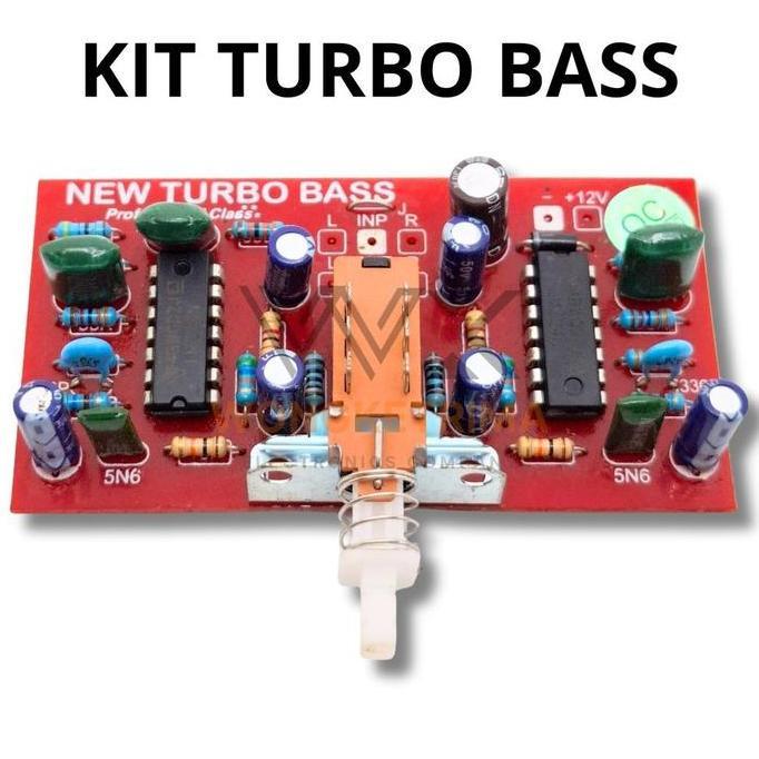 Kit New Turbo Bass Stereo Penambah Bass Audio | Dc 12V | Untuk Ampli Rakitan & Modif Audio Mobil