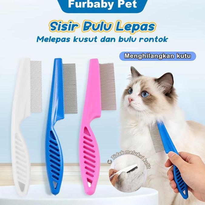 Sisir Kutu Kucing Sisir Kutu Anjing Sisir Kucing Sisir Anti Kutu Kucing Grooming Hewan