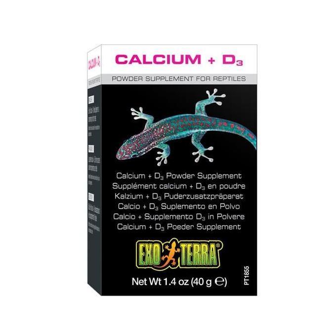 Calcium D3 Powder Exoterra 40gr - Calcium D3 40 gr