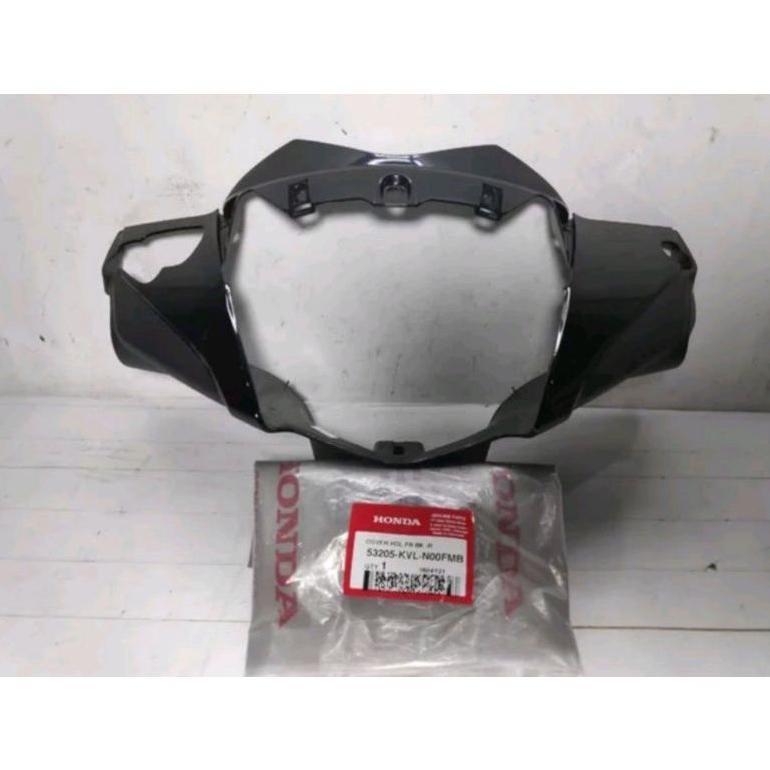 Cover Batok Depan Honda Supra X 125 Batman 2007-2013 Hitam Ori 53205-KVL-N00FMB